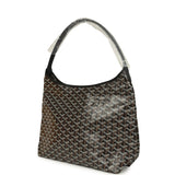 Goyard Goyardine Black Boheme Hobo Bag Palladium Hardware - Thumbnail View 5