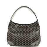 Goyard Goyardine Black Boheme Hobo Bag Palladium Hardware - Thumbnail View 4