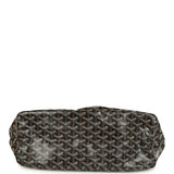 Goyard Goyardine Black Boheme Hobo Bag Palladium Hardware - Thumbnail View 6