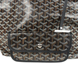 Goyard Goyardine Black Boheme Hobo Bag Palladium Hardware - Thumbnail View 8