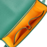 Goyard Goyardine Green Belvedere PM Palladium Hardware