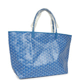 Goyard Goyardine Sky Blue Saint Louis GM Tote Bag Palladium Hardware - Thumbnail View 2