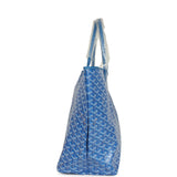 Goyard Goyardine Sky Blue Saint Louis GM Tote Bag Palladium Hardware - Thumbnail View 3