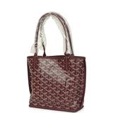 Goyard Goyardine Burgundy Anjou Mini Bag Palladium Hardware - Thumbnail View 5