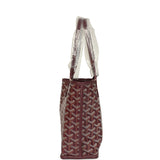 Goyard Goyardine Burgundy Anjou Mini Bag Palladium Hardware - Thumbnail View 3