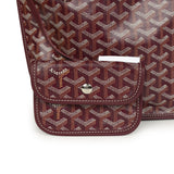 Goyard Goyardine Burgundy Anjou Mini Bag Palladium Hardware - Thumbnail View 6
