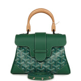 Goyard Saigon Souple Mini Bag Green Goyardine Palladium Hardware