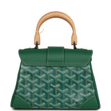 Goyard Saigon Souple Mini Bag Green Goyardine Palladium Hardware