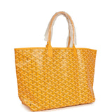 Goyard Goyardine Yellow Saint Louis PM Tote Bag Palladium Hardware