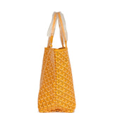 Goyard Goyardine Yellow Saint Louis PM Tote Bag Palladium Hardware