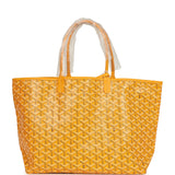 Goyard Goyardine Yellow Saint Louis PM Tote Bag Palladium Hardware