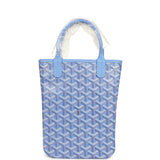 Goyard Goyardine Canvas Iris Poitiers PM Bag Palladium Hardware