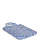 Goyard Goyardine Canvas Iris Poitiers PM Bag Palladium Hardware