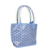 Goyard Goyardine Canvas Iris Anjou Mini Bag Palladium Hardware