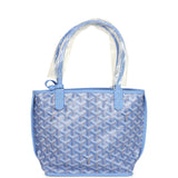 Goyard Goyardine Canvas Iris Anjou Mini Bag Palladium Hardware