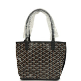 Goyard Goyardine Anjou Black Mini Bag Palladium Hardware