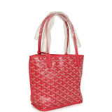 Goyard Goyardine Canvas Fuchsia Anjou Mini Tote Palladium Hardware - Thumbnail View 2