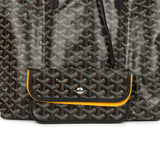 Goyard Goyardine Black Saint Louis PM Tote Bag Palladium Hardware