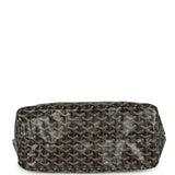 Goyard Goyardine Black Saint Louis PM Tote Bag Palladium Hardware
