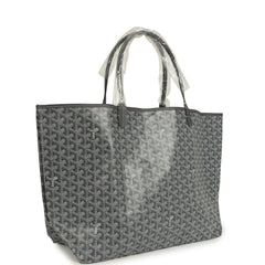 Goyard Goyardine Grey St. Louis GM Tote Bag Palladium Hardware