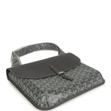 Goyard Coursier Messenger Bag Grey Goyardine Canvas & Chevroches Calfskin Palladium Hardware