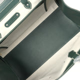 Goyard Saigon Tote Dark Green Goyardine Canvas Palladium Hardware