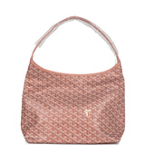 Goyard Goyardine Pearly Coral Boheme PM Hobo Bag Palladium Hardware