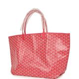 Goyard Goyardine Fuchsia Saint Louis GM Tote Bag Palladium Hardware