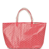 Goyard Goyardine Fuchsia Saint Louis GM Tote Bag Palladium Hardware