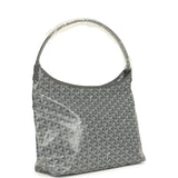 Goyard Goyardine Grey Boheme Hobo Bag Palladium Hardware