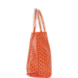 Goyard Goyardine Orange Saint Louis PM Tote Bag Palladium Hardware