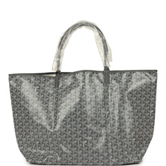 Goyard Goyardine Grey St. Louis GM Tote Bag Palladium Hardware