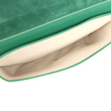 Goyard Coursier Messenger Bag Green Goyardine Canvas & Chevroches Calfskin Palladium Hardware