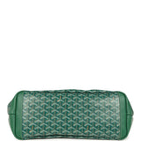 Goyard Goyardine Green Artois MM Tote Palladium Hardware