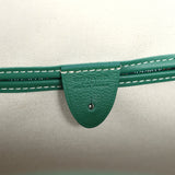 Goyard Goyardine Green Artois MM Tote Palladium Hardware