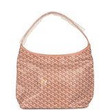Goyard Goyardine Pearly Coral Boheme PM Hobo Bag Palladium Hardware - Thumbnail View 1