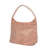 Goyard Goyardine Pearly Coral Boheme PM Hobo Bag Palladium Hardware - Thumbnail View 5