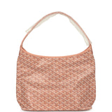 Goyard Goyardine Pearly Coral Boheme PM Hobo Bag Palladium Hardware - Thumbnail View 4