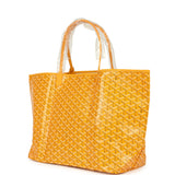 Goyard Goyardine Yellow Saint Louis GM Tote Bag Palladium Hardware - Thumbnail View 3