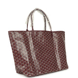 Goyard Goyardine Burgundy Saint Louis GM Tote Bag Palladium Hardware