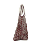 Goyard Goyardine Burgundy Saint Louis GM Tote Bag Palladium Hardware