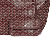 Goyard Goyardine Burgundy Saint Louis GM Tote Bag Palladium Hardware