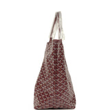 Goyard Goyardine Burgundy Saint Louis GM Tote Bag Palladium Hardware