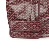 Goyard Goyardine Burgundy Saint Louis GM Tote Bag Palladium Hardware