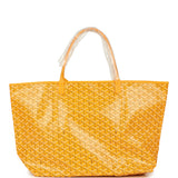 Goyard Goyardine Yellow Saint Louis GM Tote Bag Palladium Hardware