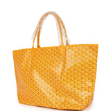Goyard Goyardine Yellow Saint Louis GM Tote Bag Palladium Hardware