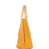 Goyard Goyardine Yellow Saint Louis GM Tote Bag Palladium Hardware