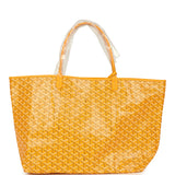 Goyard Goyardine Yellow Saint Louis GM Tote Bag Palladium Hardware