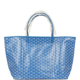 Goyard Goyardine Sky Blue Saint Louis GM Tote Bag Palladium Hardware