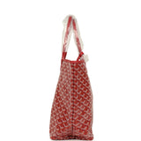 Goyard Goyardine Red Saint Louis PM Tote Bag Palladium Hardware